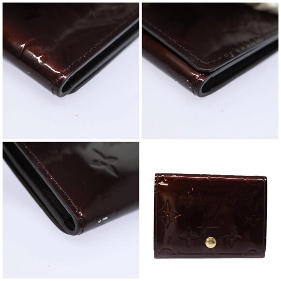 LOUIS VUITTON Vernis Anvelop Cult De Vuitto Case Amarante - Picture 10 of 14